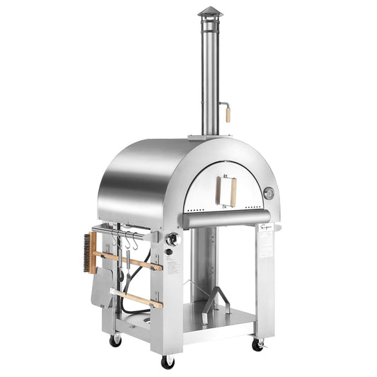 Empava PG03 Outdoor Wood Fired and Gas Pizza Oven