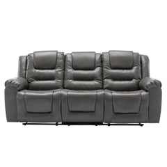 3 Seater Home Theater Recliner Manual Recliner Chair with Two Built-in