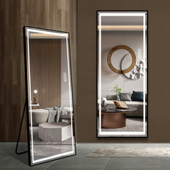 LED Mirror Full Length Mirror with Lights Wide Standing Tall Full Size