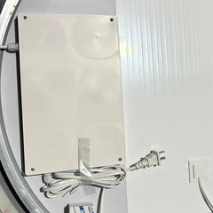 32'' LED Round Wall-Mounted Mirror, Anti-Fog, 3 Color Temperature