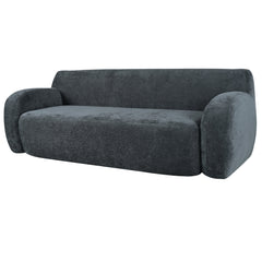 81.5" Minimalist Compression Sofa, Curved Design, 3-Seater Casual Sofa