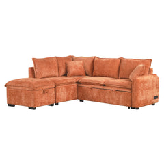 82.67"Convertible Sofa Bed Sectional Sofa Sleeper L-shaped Sofa with a