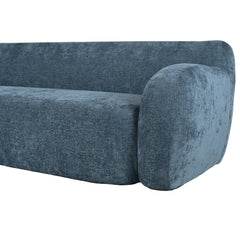 81.5" Minimalist Compression Sofa, Curved Design, 3-Seater Casual Sofa