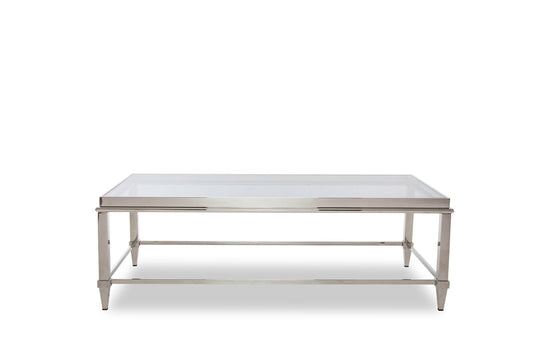 18inches Steel and Glass Coffee Table