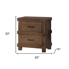 20inches X 16inches X 23inches Antique Oak Nightstand