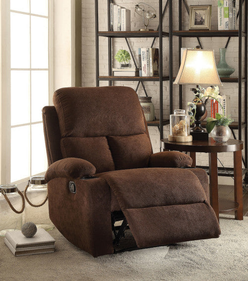 32inches X 37inches X 39inches Beige Linen Fabric Recliner