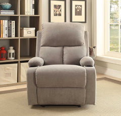 32inches X 37inches X 39inches Beige Linen Fabric Recliner