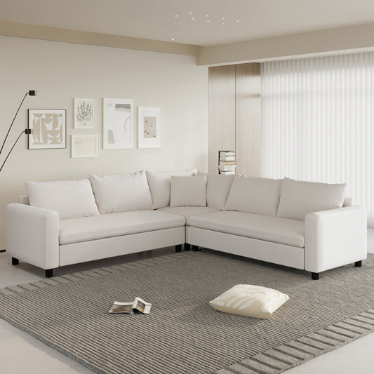 92'' Modern Modular Sectional Sofa,L Shaped Chenille Corner Couch Set