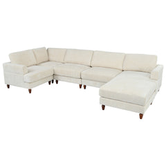 Modular Sectional Sofa with Ottoman L Shaped Corner Sectional for