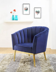 32inches X 31inches X 34inches Blue Accent Chair