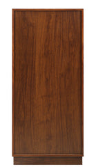 24inches X 20inches X 52inches Wine Cabinet In Walnut - Mdf