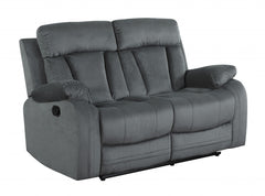 120inches Modern Grey Fabric Sofa Set