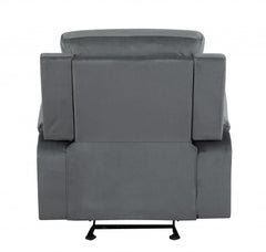 120inches Modern Grey Fabric Sofa Set