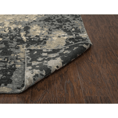 Hand Knotted Cut Pile Wool/ Viscose Rug, 10' x 14'