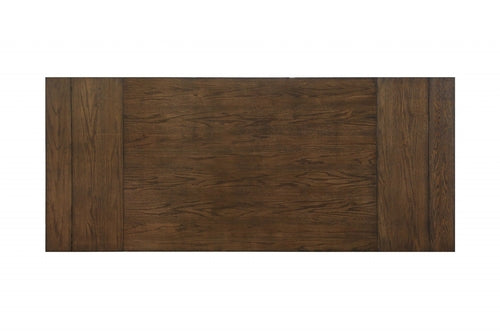 42inches X 96inches X 30inches Dark Oak Wood Dining Table