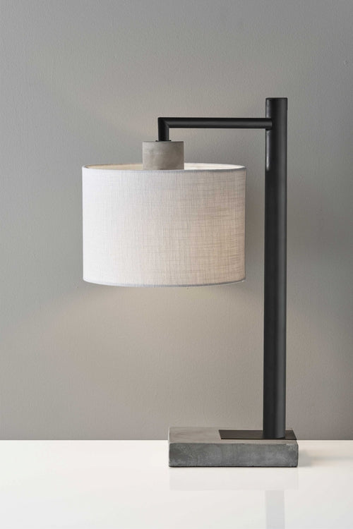 Petite Black Metal Table Lamp