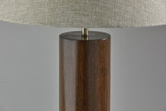 Canopy Natural Wood Block Table Lamp