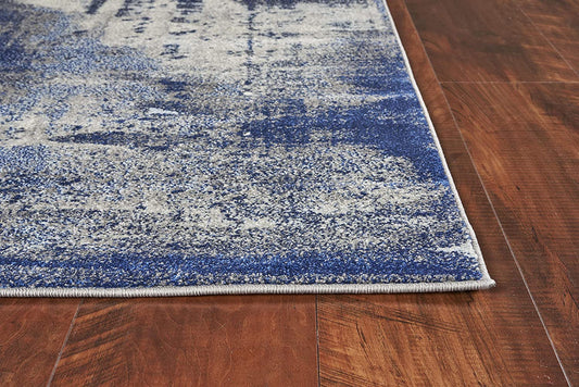 99inches X 122inches Ice Blue Polypropylene Rug