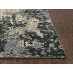 Hand Knotted Cut Pile Wool/ Viscose Rug, 10' x 14'