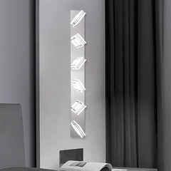 LED Modern Chrome Makeup Light, 6-Lights Acrylic Chrome Makeup Mirror