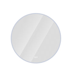 32'' LED Round Wall-Mounted Mirror, Anti-Fog, 3 Color Temperature