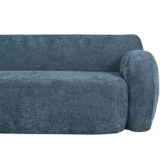 81.5" Minimalist Compression Sofa, Curved Design, 3-Seater Casual Sofa