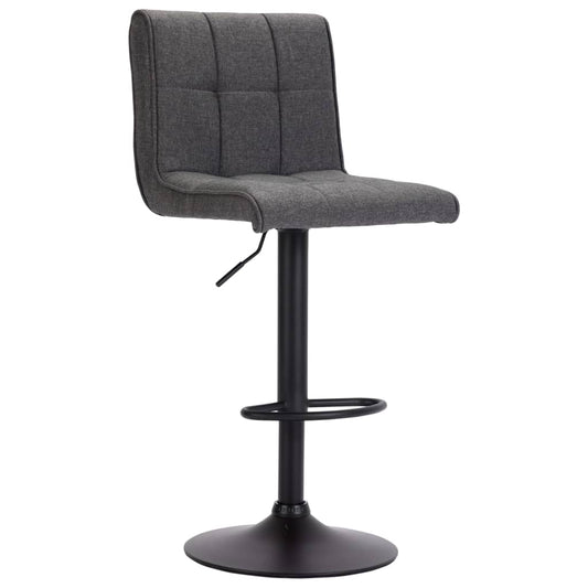 Bar Stool Dark Gray Fabric