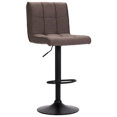 Bar Stool Dark Gray Fabric