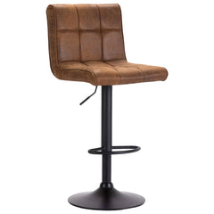 Bar Stool Dark Gray Fabric