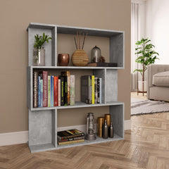 Book Cabinet/Room Divider White 31.5"x9.4"x37.8" Chipboard