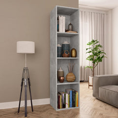 Book Cabinet/TV Cabinet White 14.2"x11.8"x56.3" Chipboard