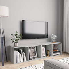 Book Cabinet/TV Cabinet White 56.3"x11.8"x14.2"