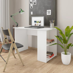 Desk White 43.3"x23.6"x28.7" Chipboard