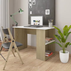 Desk White 43.3"x23.6"x28.7" Chipboard