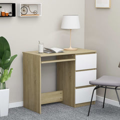 Desk White 35.4"x17.7"x29.9" Chipboard