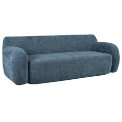 81.5" Minimalist Compression Sofa, Curved Design, 3-Seater Casual Sofa