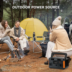 FlashFish Power Station 560W Portable Solar Generator 230V Pure Sine Wave AC Outlets 520Wh Charging Station For Camping Outdoor