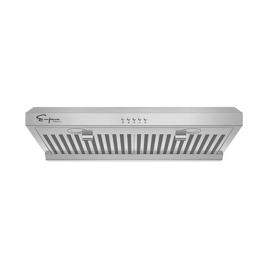 Empava 30RH08 30 in. Kitchen 400 CFM Ultra Slim Ducted Under Cabinet