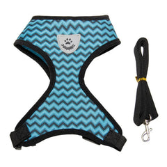 Cat Harness and Leash Set for Walking Small Dog Harness Reflective Strips Breathable Mesh Harness Vest For Puppy Kitten