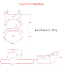 Infant Newborn Comfortable Carrier 360 Ergonomic Light Baby Carrier Multifunction Breathable Sling Backpack Kid Carriage