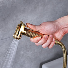 Hot and Cold Bathroom Faucet Lifting Bathroom Shower Set with Bidet Black Shower Set Brass Shower Body Faucet 1.5mflexible Hose