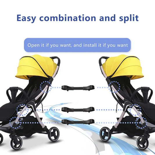 3Pcs/set Twins Strollers Connector Baby Yoya Baby Stroller Accessories Pram Joint Linker Accessory