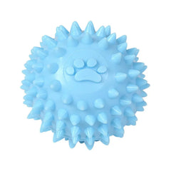 Pet Dog Toys Molar Bite-resistant Ball Dog Toy Interactive Rubber Chew Toys Squeak Training Durable Playing Balls For Dogs