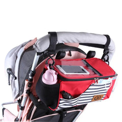 Baby Stroller Organizer Bottle Cup Holder Small Diaper Bags Maternity Nappy Bag Pouch Accessories For Portable Baby Carriage