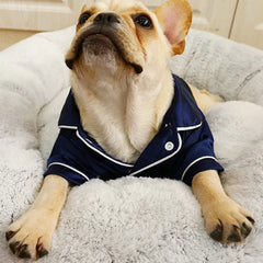 Summer Soft Silk French Bulldog Pajamas Pet Dog Pajama For Small Dogs Puppy Cat Clothes Pets Clothing