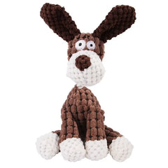 Dog Toys Stuffed Donkey Squeaking Pet Toy Cute Plush Puzzle Interactive Toy For Dog Cat Chew Squeaky Pet Molar Toy