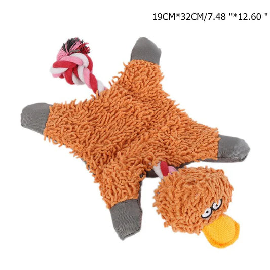 Dog Toys Stuffed Donkey Squeaking Pet Toy Cute Plush Puzzle Interactive Toy For Dog Cat Chew Squeaky Pet Molar Toy