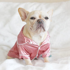 Summer Soft Silk French Bulldog Pajamas Pet Dog Pajama For Small Dogs Puppy Cat Clothes Pets Clothing