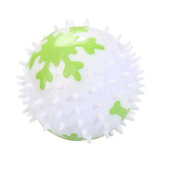 Pet Dog Toys Molar Bite-resistant Ball Dog Toy Interactive Rubber Chew Toys Squeak Training Durable Playing Balls For Dogs