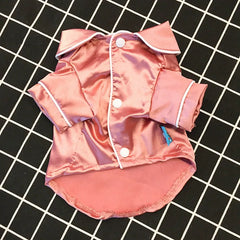 Summer Soft Silk French Bulldog Pajamas Pet Dog Pajama For Small Dogs Puppy Cat Clothes Pets Clothing